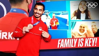 ❤️ Most amazing FAMILY moments at the Olympics!