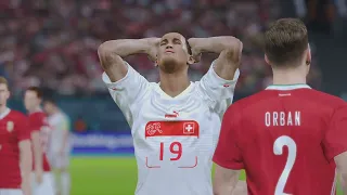 Ungarn - Schweiz Highlights || EM 2024 Prognose Gruppe A (PES 2020) 4K PS5