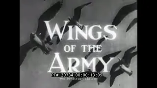 1940 U.S. ARMY AIR CORPS DOCUMENTARY "WINGS OF THE ARMY"  MILITARY AVIATION 29734