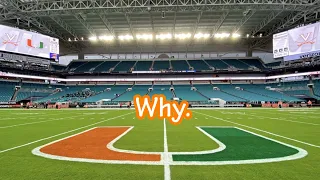 Why do the Miami Hurricanes play at an NFL Stadium?