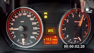 BMW e90 330i N52B30 acceleration 0-200