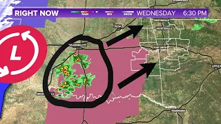 UPDATE:  Tracking storms in southern Oklahoma, Arkansas is next