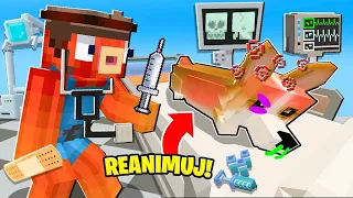 👨‍⚕️ ZOSTAŁEM WETERYNARZEM W MINECRAFT! 🐶 ( RATUJĘ ZWIERZĘTA! )