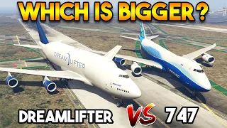 GTA 5 ONLINE : DREAMLIFTER VS 747 (WHICH IS BEST?)