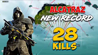 SOLO VS SQUAD New Record 28 kills in ALCATRAZ Map COD MOBILE | BATTLE ROYALE #codmobile #alcatraz