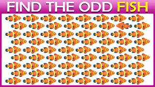 Find the Odd One Out | Fish Edition | 20 Easy, Medium & Hard Level Quiz