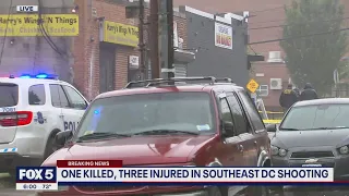 1 killed, 3 injured in shooting in Southeast DC | FOX 5 DC