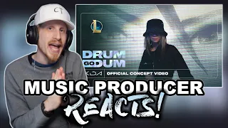 Music Producer Reacts to K/DA - DRUM GO DUM ft. Aluna, Wolftyla, Bekuh BOOM