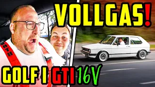 MARCO DREHT DURCH! - Golf 1 GTI 16V Weber - Probefahrt & Abstimmung auf dem Prüfstand!