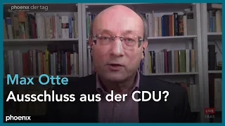 Emanuel Richter zu einem möglichen Parteiausschluss der CDU von Max Otte am 25.01.22