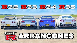 Nissan GT-R generaciones ARRANCONES