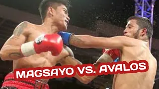 MAGSAYO VS. AVALOS Fight Highlights