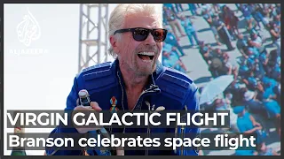 Virgin Galactic rocket ship touches down after soaring to space