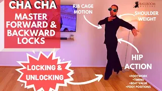 Master CHA CHA Forward & Backward LOCKS [Beginner to Pro Technique] 💥🔥 | Ballroom Mastery TV