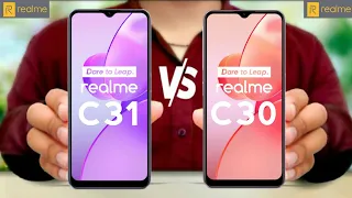 realme C31 vs realme C30