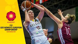 Belgium v Latvia - Full Game - FIBA U20 Women's European Championship 2019