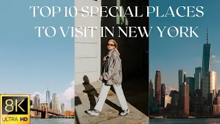 TOP 10 special Places to visit in NEW YORK 8K | ન્યૂયોર્ક માં મુલાકાત લેવા માટેના 10 વિશેષ સ્થાનો