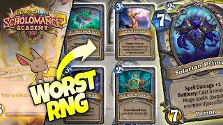 WORST Solarian Prime EVER + Milled BOTH Sorcerer's Apprentice?? | Firebat Hearthstone | Scholomance