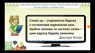 Спостерігаю за наголосом у словах. Українська мова. 2 клас