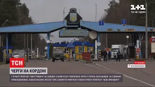 Затор із сотні вантажівок: біля кордону з Білоруссю закрили пункт пропуску