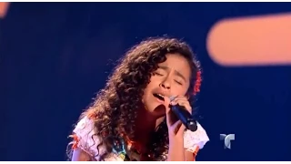 Alondra canta “Cucurrucucu” en “La Voz Kids”