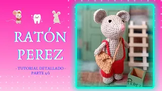 Ratoncito Pérez Amigurumi - Tutorial detallado Paso a Paso (Parte 1 de 2)