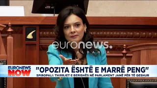 "Opozita është e marrë peng", Spiropali: Thirrjet e Berishës në Parlament janë për të qeshur