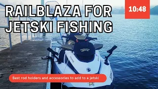 Railblaza For Jet Ski Fishing Guide | Jetski Rod Holders and Camera Mount (Tutorial)