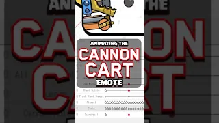 Animating the Cannon Cart Emote... #shorts #clashroyale