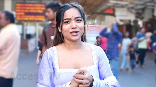 Manisha Rani Arrive At Siddhivinayak Temple For Blessings For Jhalak Dikhhla Jaa S11