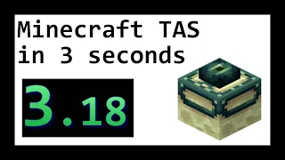 Minecraft in 3 seconds (Creative Speedrun TAS)