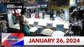 Unang Balita sa Unang Hirit: JANUARY 26, 2024 [HD]