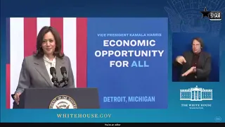 Vice President Harris Delivers Remarks on Nationwide Economic Opportunity Tour in Detroit