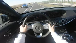 2018 Mercedes S Class New S350 Long AMG 4MATIC POV Driving Review Acceleration