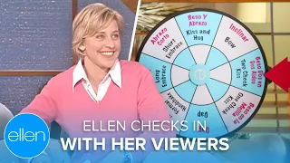 Ellen Checks in with Her Viewers