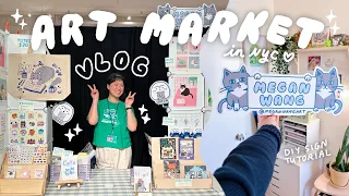 ART MARKET VLOG ✦ huge illustration fair in nyc 💓 moccafest 2024