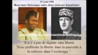 SEKOU TOURE  le jour où la guinée a dit NON a la colonisation( jour historique)
