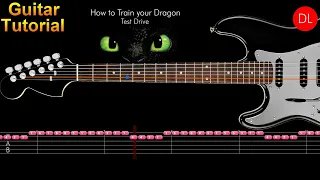How to Train your Dragon - Test Drive - Guitar Tutorial TABS