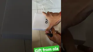 ola electric gift box Unboxing ☺️☺️ one year special