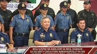 SONA: 3 sa 9 na suspek sa panloloob sa SM MOA noong linggo, tukoy na ng mga pulis