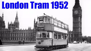 London trams 1952