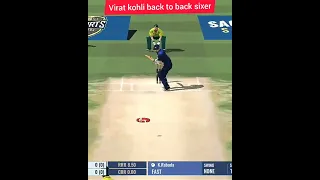 virat kohli back to back big sixer 😱💯 India vs south Africa 3 ODI cricket live match#cricket#shorts