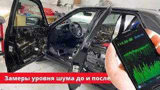 LADA PRIORA - Шумоизоляция салона. Замеры ДО и ПОСЛЕ, ОТЗЫВ