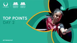 Top Points of Day 2 | ITTF Men's & Women's World Cup Macao 2024