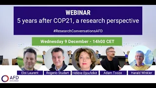 5 years after COP 21, a research perspective