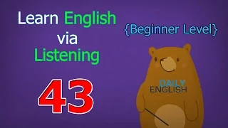 Learn English via Listening Beginner Level | Lesson 43 | Months