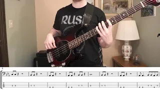 Rush - Vital Signs (Outro) - Bass Play Along / Transcription [Notation + TAB]