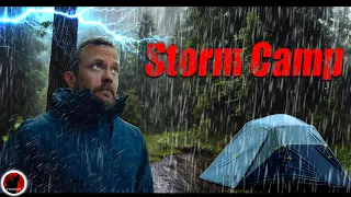 🌩️ I Bought 3 Tents & Used Them All in a Thunderstorm with Heavy Rain - Adventure