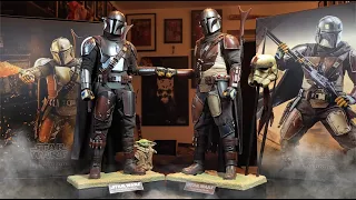 HOT TOYS MANDALORIAN COMPARISON. DURASTEEL & BESKAR ARMOR