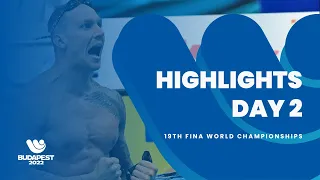 HIGHLIGHTS DAY 2 | 19th FINA World Championships Budapest 2022